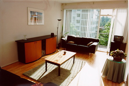 Living of apartment at Amsterdam-Buitenveldert